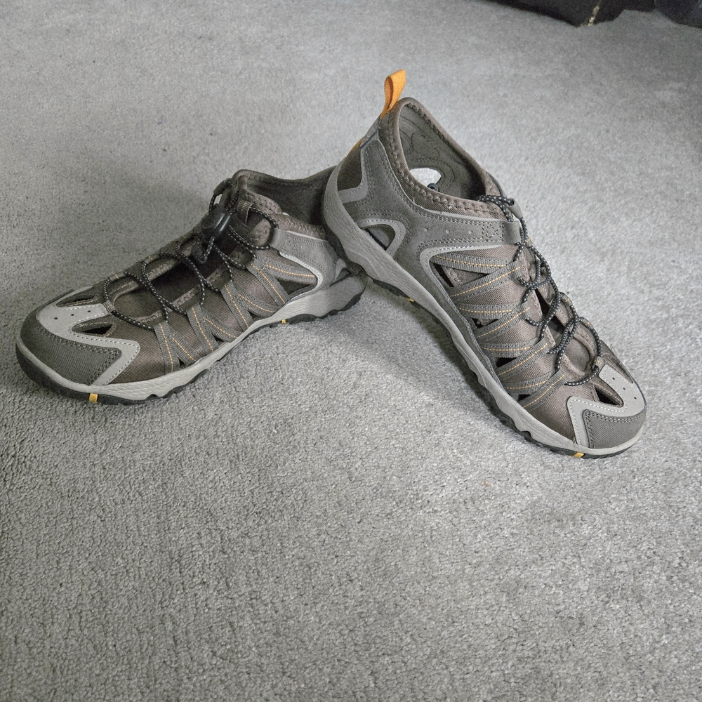 Eddie Bauer Men Taupe/Gray Hiking Shoes US Size  11